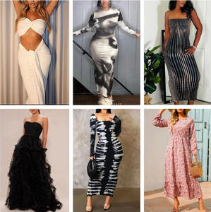 Vendita <span class=keywords><strong>all</strong></span>'Ingrosso di Abiti Estivi da Donna a Maniche Corte, Stile Casual e Comodo, Consegna Casuale di Modelli Misti - Product Image 6