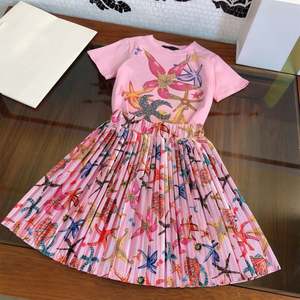 เสื้อผ้าเด็กระดับไฮเอนด์ 21 ชุดเดรสฤดูร้อนสำหรับเด็กผู้หญิง กระโปรงสไตล์ตะวันตก ชุดฤดูร้อนสำหรับเด็ก ชุดสำหรับเด็กมัธยมต้น ชุดสำหรับเด็กผู้หญิง - Product Image 3