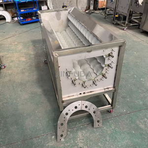 Nouvelle Arrivée <span class=keywords><strong>Machine</strong></span> Commerciale <span class=keywords><strong>à</strong></span> Haute Capacité pour le Lavage et le Décorticage des Carottes, Racines de Lotus, Ignames et <span class=keywords><strong>Châtaignes</strong></span> d'Eau avec Brosse <span class=keywords><strong>à</strong></span> Rouleaux Anti-Salissures - Product Image 3