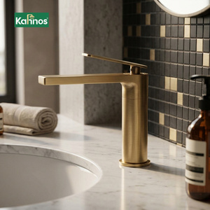 Modern Deck Mounted Brass Wash <b>Basin</b> Faucet <b>Single</b> Handle Touch Sensing Water Controller Hot Cold Mix <b>Tap</b> Hand Washing Fixture - Product Image 1