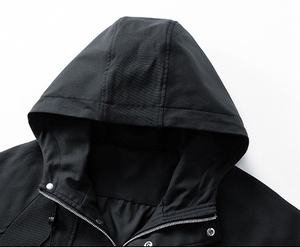 Veste coupe-vent d'hiver unisexe de qualité supérieure, couleur unie, décontractée, zippée, coupe ample, style vintage, avec cordon de serrage, pour l'extérieur - Product Image 3