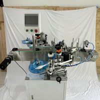 Machine d'étiquetage automatique double face pour boîtes de filtres, cartons plats et boîtes carrées, équipement d'étiquetage à convoyeur électrique
