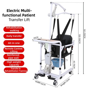 Sollevatore Elettrico per Pazienti, Ausilio per la Mobilità e il Trasferimento per Anziani e Disabili, Attrezzatura per Assistenza Domiciliare con Ruote Bloccabili - Product Image 5