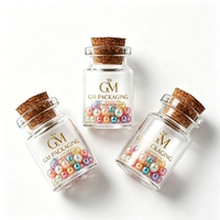 Bouteilles à vœux, mini flacons de 5 ml pour la collection de graines, bouteille en verre transparente de 10 ml avec bouchon en liège