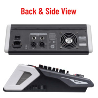 Nouvelle console de mixage audio active haute fidélité PTX-1200D 2026, puissance totale de 700 W, pour systèmes sonores professionnels