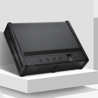 CEQSAFE Coffre-fort numérique biométrique compact et résistant pour armes de poing avec port d'alimentation d'urgence Type C