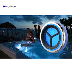 5 inch ABS đơn rotor Xung máy bay phản lực vòi phun với drainer xách tay tùy chỉnh 40 máy bay phản lực Combo Massage Spa (mệt mỏi cứu trợ) - Product Image 1