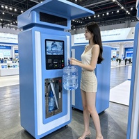 Distributeur d'eau automatique 800G avec paiement par billets et pièces, Kiosque à eau RO 220V 120L/heure, Garantie 1 an