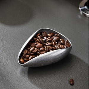 Plateau de service en acier inoxydable pour grains de café, design moderne et simple, outil de mesure pour grains de café - Product Image 1