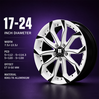 Jantes forgées 2 pièces 18-24 pouces 10 rayons à déport profond 5x112 5x114.3 5x120 pour BMW M4 Audi RS5