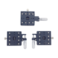 A11 Series X Axis Manual Stage Platform Linear Stage 25x25/40x40/60x60mm Linear Translation Stage Optical Instrument Part