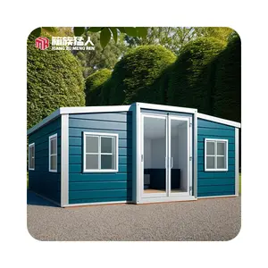 20 Ft Mobile Prefabricated House Fast Assemble Modular House Foldable 3 In 1 Expandable Prefab House