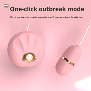 Vibrateur à 10 fréquences, contrôle à 12 niveaux, design en forme d'œuf, petites coquilles - Product Image 3