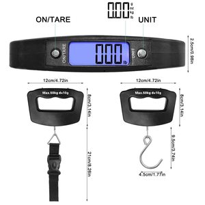Offres Spéciales Portable 50kg/10g électronique voyage Bluetooth Portable suspendu poids balance <span class=keywords><strong>bagages</strong></span> Balance - Product Image 3