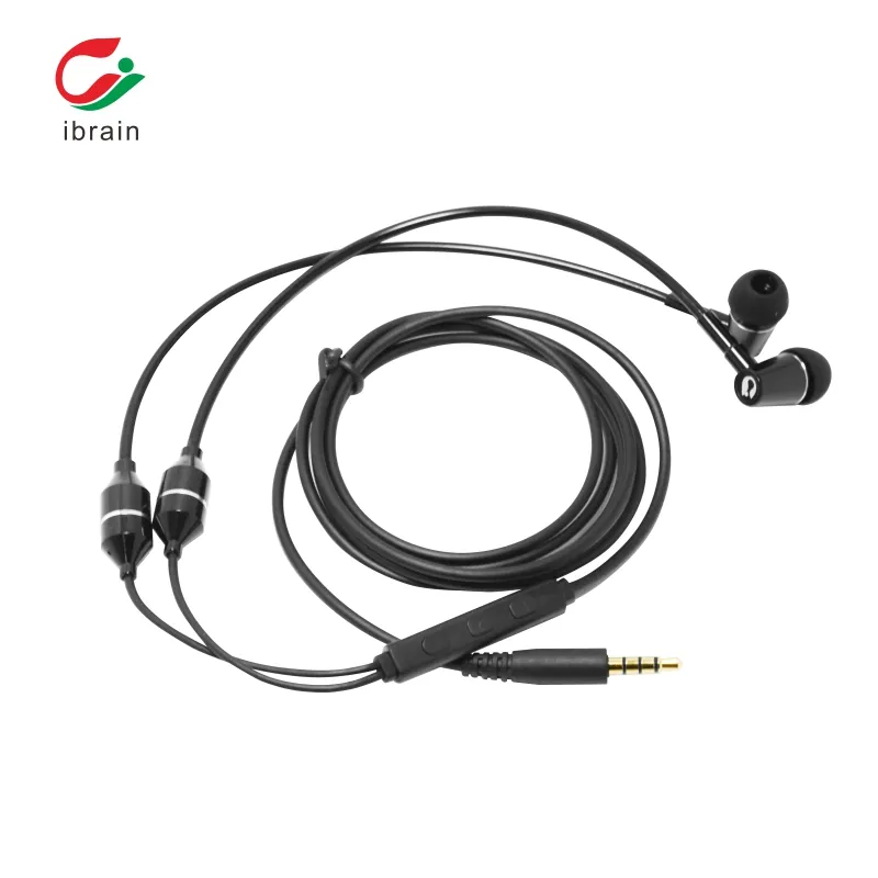 The low radiation air tube headphone less EMF earpieces radiation protection headsets