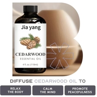Huile essentielle de cèdre-4 Fl. Oz. -100% Naturel pur-Premium avec compte-gouttes-Convient pour l'aromathérapie et les diffuseurs