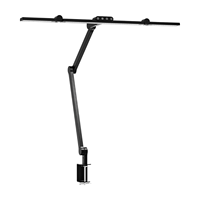Lampe de table LED créative pour chambre à coucher, chevet, ordinateur, bureau, travail, lecture, étude, éclairage de bureau tactile, utilisation en intérieur, métal DC