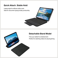 Étui de clavier personnalisé OEM d'usine pour iPad Pro 11 pouces 1ère-4ème génération Air 11 M2 M3 M4 avec pavé tactile, clavier sans fil USB-C