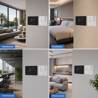 Termostato WIFI/Tuya inteligente para el hogar moderno, calefacción eléctrica de 220V, Control de pantalla táctil, piezas de calefacción de suelo flexibles para uso en la habitación