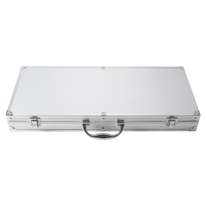 Thép không gỉ nướng thịt nướng <span class=keywords><strong>BBQ</strong></span> công cụ thiết lập với nĩa muỗng dao cho cắm trại ngoài trời với trường hợp - Product Image 4