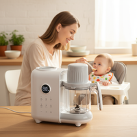 Robot culinaire pour bébé BAPHIYA BFP-1500E 6 en 1 |   Mixeur électrique sans BPA, grande capacité, garantie 1 an - pour distributeur