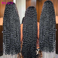 Extensiones de Cabello Humano Rizado Virgen Vietnamita Birmano de 38" 40" para un Cabello de Densidad Completa, Pelucas de Cabello Humano sin Pegamento con Encaje Frontal HD 13x4