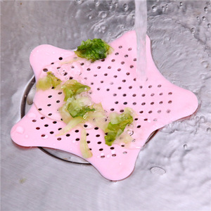 Five Pointed Star Silicone Sink Strainer Anti Clog Filter For Kitchen Bathroom Drain Protection - Product Image 4