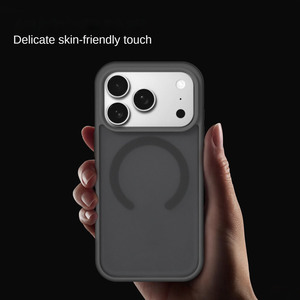 เคสโทรศัพท์มือถือ Laudtec แบบใสขุ่น รองรับการชาร์จแบบแม่เหล็ก ป้องกันการกระแทก ผิวสัมผัสนุ่ม สำหรับ iPhone 17 Air 16 Pro Max รุ่น Sjk1063 - Product Image 5