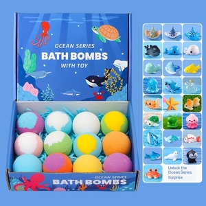 Bola <span class=keywords><strong>de</strong></span> Sal <span class=keywords><strong>de</strong></span> Baño con Explosión <span class=keywords><strong>de</strong></span> Juguetes Marinos, Regalo <span class=keywords><strong>de</strong></span> Navidad, Bola <span class=keywords><strong>de</strong></span> Baño con Aceite Esencial Oceánico para <span class=keywords><strong>Bañera</strong></span> - Product Image 1