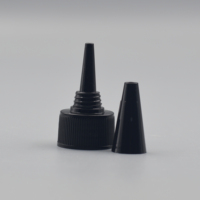 24/410 bouchon compte-gouttes en plastique à longue buse 18mm 20mm 24mm 28mm bouchon presseur bouchon de bouteille de ketchup colle bec couvercle de bouteille