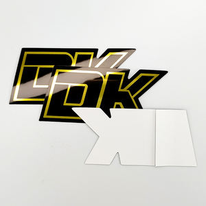 Pegatina adhesiva de impresión UV troquelada impermeable con código QR, calcomanía de código de barras, pegatina de promoción de regalo, Parte posterior dividida - Product Image 5