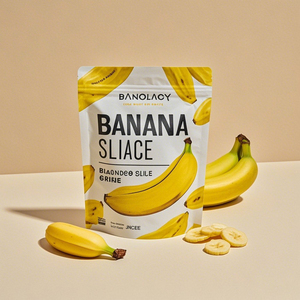 Personnalisé à bas quantité minimale de commande prix d'usine tranche de <span class=keywords><strong>banane</strong></span> séchée mate de Grad alimentaire <span class=keywords><strong>Sac</strong></span> de pochette debout avec fenêtre à fermeture éclair Doypack <span class=keywords><strong>Sac</strong></span> en mylar - Product Image 4