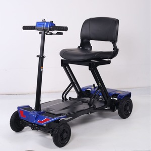 Scooter électrique pliable à 4 roues, léger et compact, en magnésium, avec moteur sans balais - Product Image 1