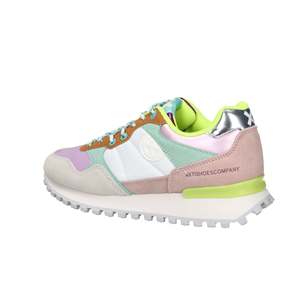 Zapatillas Xti para Mujer 142934 Blancas y Rosas de Lona, Zapatos Modernos - Product Image 3