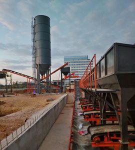 Centrale à béton mobile certifiée CE ISO 500t/h tout-en-un, machine de malaxage de béton stable avec moteur PLC - Product Image 5