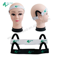 Bandeau élastique doux réglable avec logo personnalisé, protection des oreilles et effet de fusion des cheveux, vente chaude