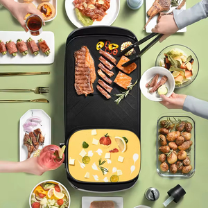 Sartén Multifuncional 2 en 1 con Revestimiento Antiadherente, Nuevo Modelo de Sartén Eléctrica para Asar - Product Image 6