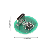 Module de charge de type-c de carte de pilote de carte de Circuit imprimé de 5W 10W LED pour les lampes de poche électroniques de bricolage