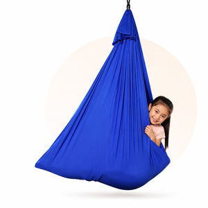 <span class=keywords><strong>Hamac</strong></span> <span class=keywords><strong>suspendu</strong></span> en tissu extensible pour enfants, idéal pour la thérapie de l'autisme, la maison et les zones de jeux - Product Image 1