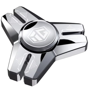 Meilleur fidget spinner en acier inoxydable, EDC, anti-stress, jouet en métal pour soulager le stress, gyroscope manuel pour enfants, autisme, TDAH - Product Image 1