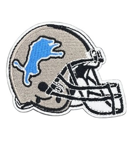 Gameday Custom Iron on Patches NFL Twill Fabric Football Embroidery Detroit Lions Iron On Patch Lions Club Embroidery Patches - Product Image 1