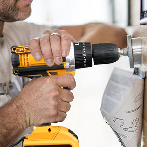 Ensemble de perceuse à percussion sans fil 10 mm 35 Nm 12 V 21 V Outil électrique portable pour la réparation à domicile et les projets ménagers - Product Image 4