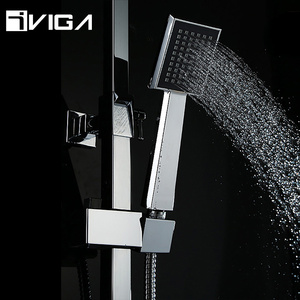 Robinet de <span class=keywords><strong>douche</strong></span> italien à eau chaude instantanée mural mitigeur de bain-<span class=keywords><strong>douche</strong></span> en laiton 3 voies ensemble de colonnes de <span class=keywords><strong>douche</strong></span> - Product Image 2