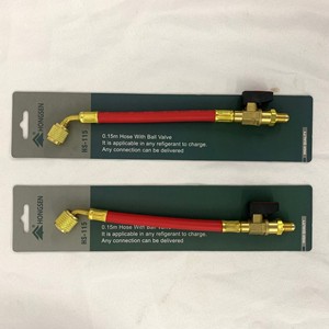 Valve de charge de réfrigérant pour climatiseur Hongsen avec tuyau HS 115 en cuivre, accessoire commercial manuel - Product Image 5