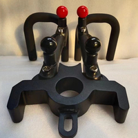 Barre de traction dorsale en acier, accessoires multifonctionnels pour salle de sport, poignée réglable pour entraînement de la nuque et des lombaires, poignées d'exercice à usage commercial