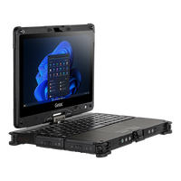 Ordinateurs robustes Getac V110, ordinateur portable 15,6 pouces avec processeur Core I5, stockage 1 To, design industriel rotatif pour le secteur pétrolier et gazier
