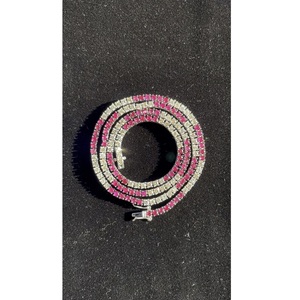 Collar de Cadena Cubana con Diamantes de Lujo para Hombre, Ideal para Oficina y Fiestas, Joyería Hip Hop de Exportador Mayorista Indio - Product Image 1