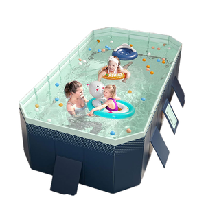 Kolam Renang Spa halaman belakang luar ruangan tiup PVC tahan lama untuk anak-anak balita bayi orang dewasa keluarga - Product Image 2