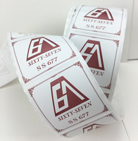 Impression personnalisée de logo, autocollant imperméable, emballage pour petites entreprises, étiquette autocollante colorée