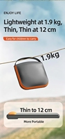 Colchón de Aire Inflable Portátil con Almacenamiento Integrado, Lavable y Ensamblable, para Camping, Senderismo, Hogar, Invitados y Descanso, Venta al por Mayor
